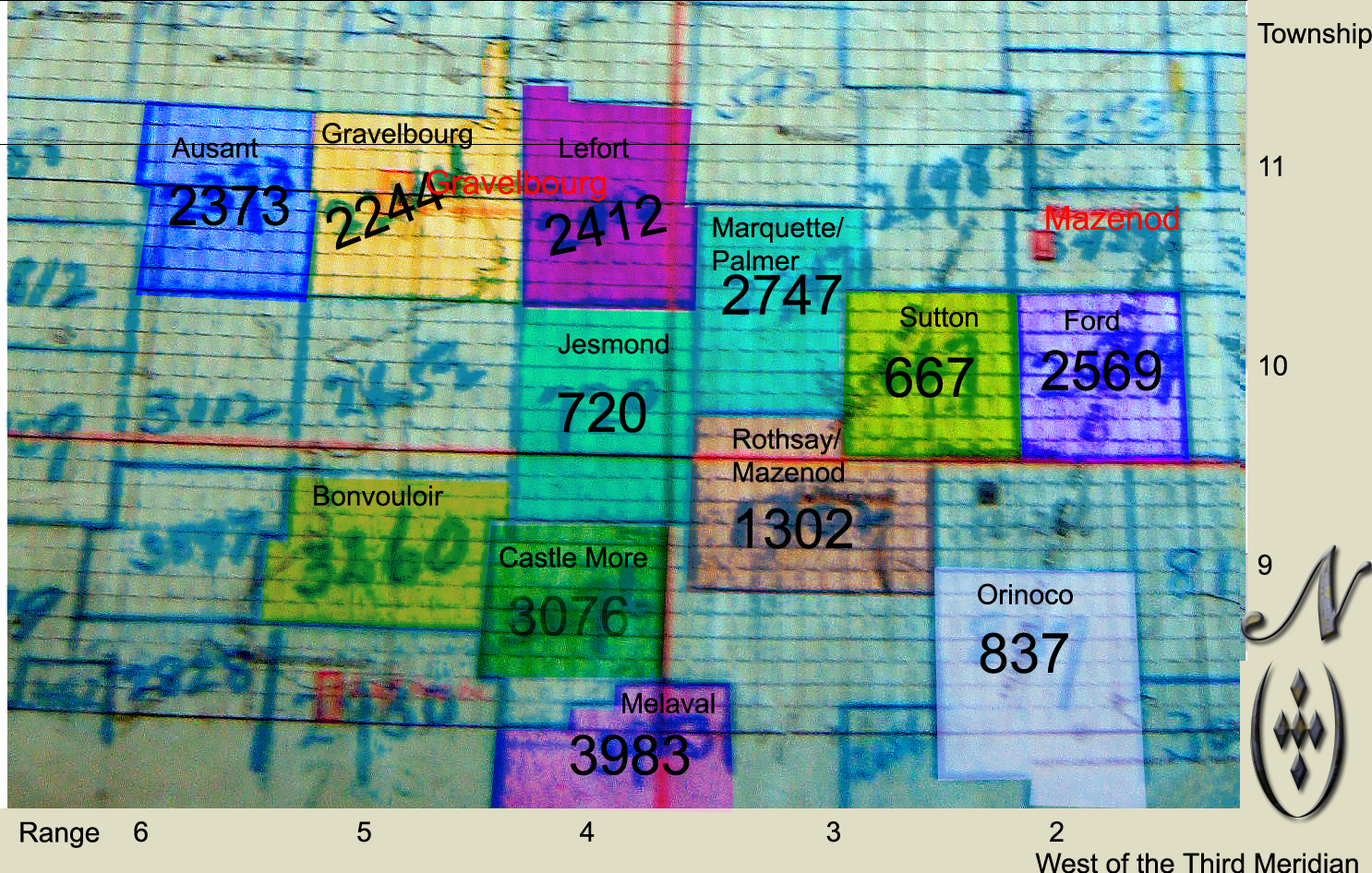 Saskatchewan One Room School Districts near Gravelbourg