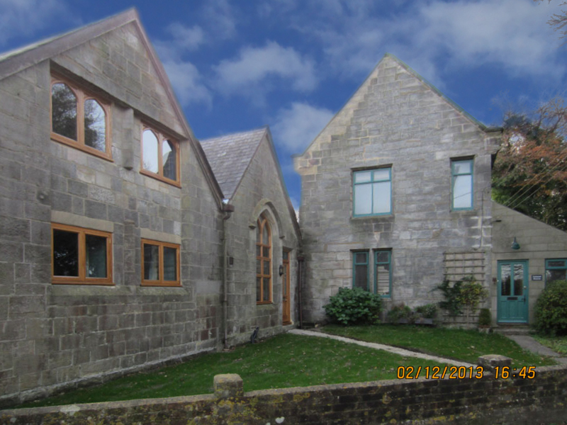 Fairlight school buildings today -school on left school master house ahead.  Both now are private dwellings.